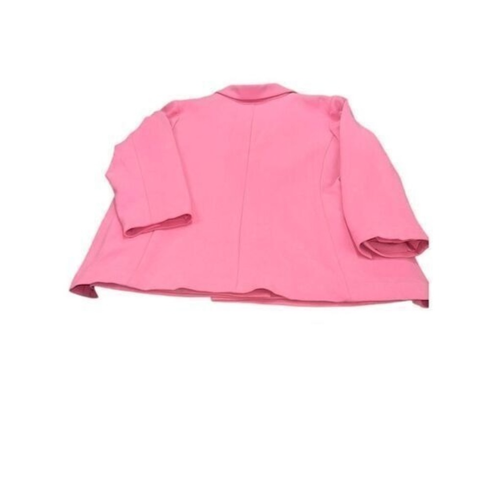 Talbots Women's 24W Blazer Barbie Office Career Preppy Easter Fuchsia 90's Chic - Picture 10 of 10